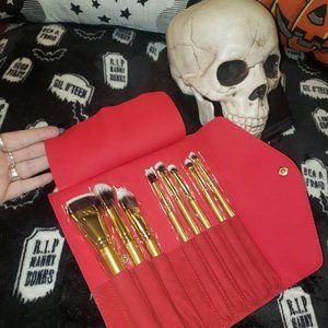 LUXIE  Glitter and Gold Brush Set